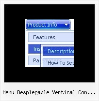 Menu Desplegable Vertical Con Efecto Javascript Menu Float Horizontal Vertical