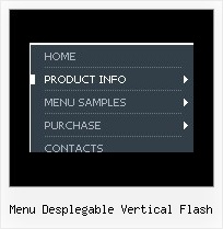 Menu Desplegable Vertical Flash Tutorial Drop Down Men C Bc