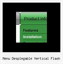 Menu Desplegable Vertical Flash Navi Bar