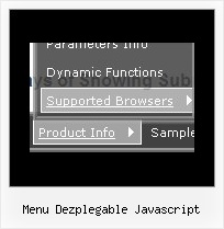Menu Dezplegable Javascript Web Site Menus