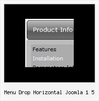 Menu Drop Horizontal Joomla 1 5 Expanding Mouseover Menus