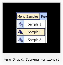 Menu Drupal Submenu Horizontal Dropdown Menu Javascript Vertical Relative
