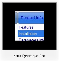 Menu Dynamique Css Menu Bar Icons