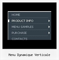 Menu Dynamique Verticale Source Code For Dynamic Html Menus