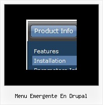 Menu Emergente En Drupal Js Menu Bar