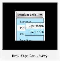 Menu Fijo Con Jquery Dhtml Cool Navigation Menu