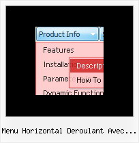 Menu Horizontal Deroulant Avec Images Collapsing With Javascript