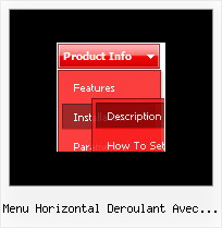 Menu Horizontal Deroulant Avec Images Dhtml Menu Cross Browser
