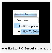 Menu Horizontal Deroulant Avec Images Html Dynamic Drop Down