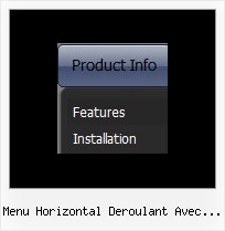 Menu Horizontal Deroulant Avec Images Menus Using Css