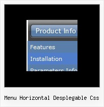 Menu Horizontal Desplegable Css Vertical Cascading Menu