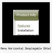Menu Horizontal Desplegable Dhtml Sliding Javascript Menus