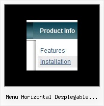 Menu Horizontal Desplegable Javascript Con Submenu Form Drop Down Menu Effects