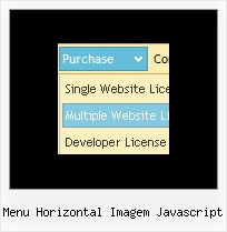 Menu Horizontal Imagem Javascript Menus Desplegable Dhtml