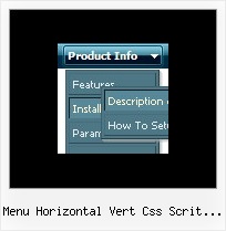 Menu Horizontal Vert Css Scrit Exemple Creating Menu Using Dhtml