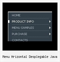 Menu Hrizontal Desplegable Java Menu Maker Dhtml