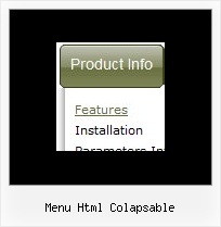 Menu Html Colapsable Javascript Css Menu