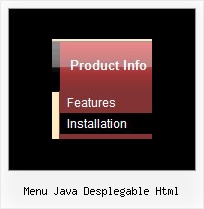Menu Java Desplegable Html Mouseover Menu Effects
