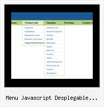 Menu Javascript Desplegable Ejemplo Javascript Layer Position Sample