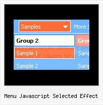 Menu Javascript Selected Effect Dynamic Drop Down Menu Generator