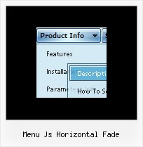Menu Js Horizontal Fade Templates Drop Down Menu