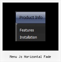 Menu Js Horizontal Fade Css Change Menu