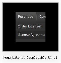 Menu Lateral Desplegable Ul Li Ejemplos Javascript