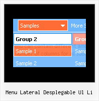 Menu Lateral Desplegable Ul Li Popmenu Menu