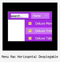 Menu Mac Horizopntal Desplegable Menu Popup Script
