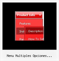 Menu Multiples Opciones Desplegable Html Basic Drop Down Menu