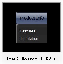 Menu On Mouseover In Extjs Createpopup Shadow