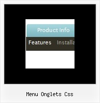 Menu Onglets Css Dhtml Animated Menu