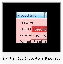 Menu Php Css Indicatore Pagina Visitata Transparent Dhtml Dropdown Menu