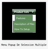 Menu Popup De Seleccion Multiple Vertical Dropdown Menus