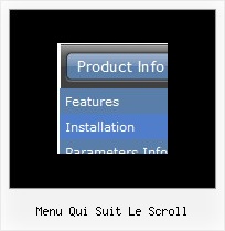 Menu Qui Suit Le Scroll Mouse Over Drop Menus