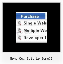 Menu Qui Suit Le Scroll Ejemplos De Menus De Web