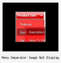 Menu Separator Image Not Display Dhtml Menu Tree Example