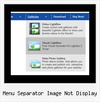 Menu Separator Image Not Display Creating Cool Drop Down Menus