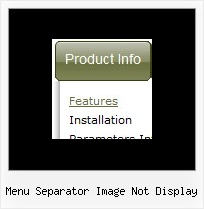 Menu Separator Image Not Display Expandable Web Menu