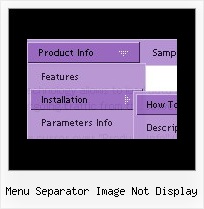 Menu Separator Image Not Display How To Create Drop