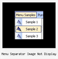 Menu Separator Image Not Display Static En Javascript