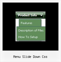 Menu Slide Down Css Frame Menu Droulant