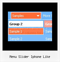 Menu Slider Iphone Like Animated Navigation Bar Generator