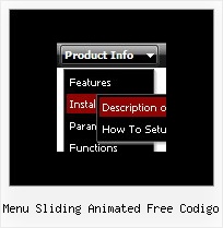 Menu Sliding Animated Free Codigo Creating Menu Bar Javascript