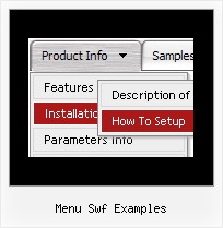Menu Swf Examples Menu Javascript Simple