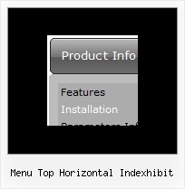 Menu Top Horizontal Indexhibit Javascript Menu Side Navigation