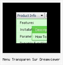Menu Transparen Sur Dreamviewer Hide Menu In Html