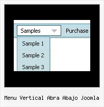 Menu Vertical Abra Abajo Joomla Html Menu Simple
