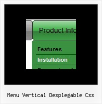 Menu Vertical Desplegable Css Example For Dhtml