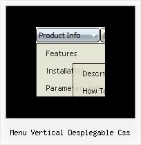 Menu Vertical Desplegable Css Dhtml Drop Menu